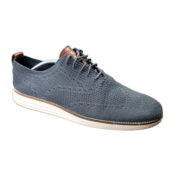 Cole Haan Original Grand Stitchlite Wingtip Oxfords Grey Mens Size 11.5 M C27961 main image 6
